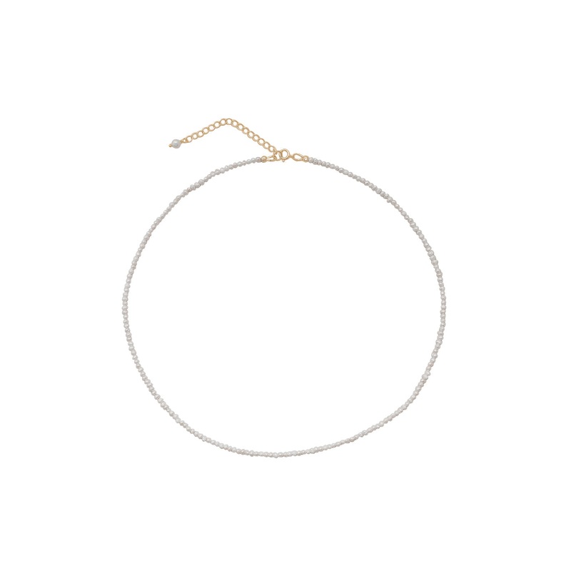 Rue Necklace in White
