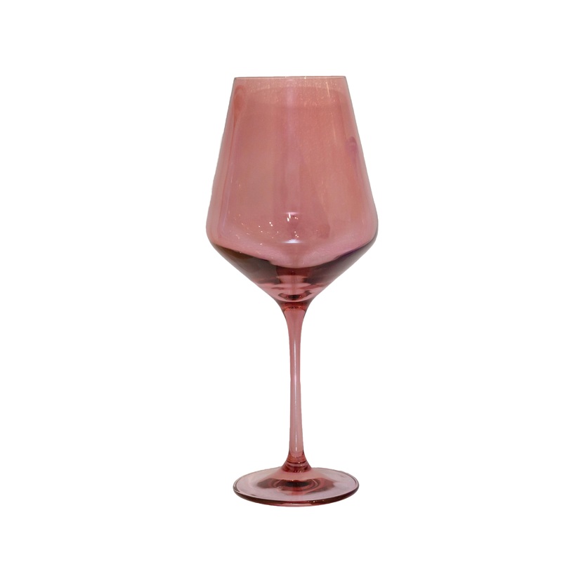 Wine Stemware, Set of 6 Rose