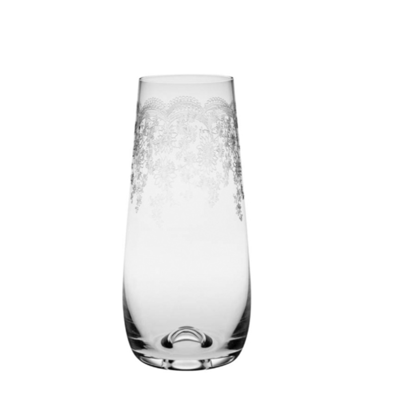 Etched Stemless Champagne Glass - Box of 4.