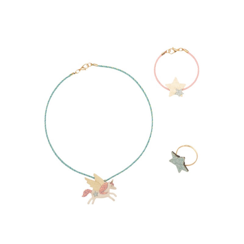 Flying Unicorn Jewelry Set