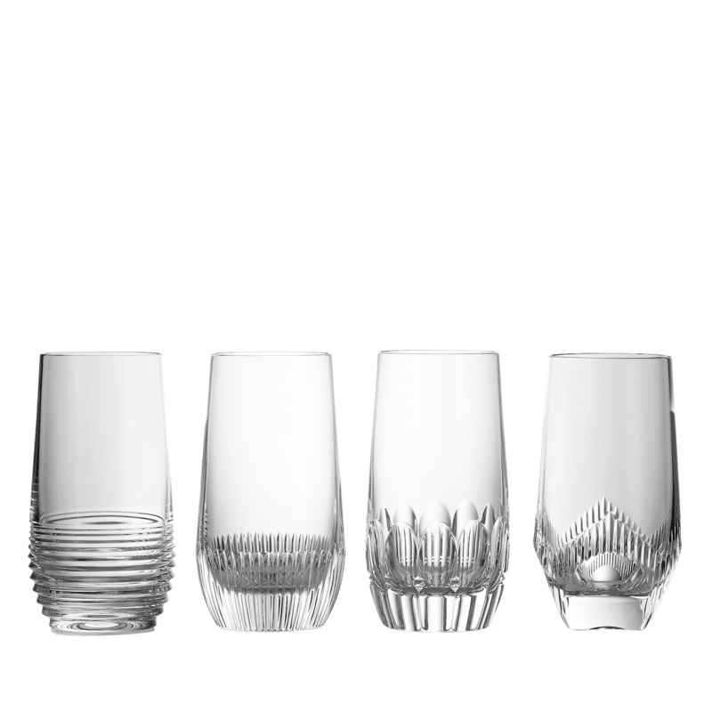 Mixology Highball 430ml 14.5 fl oz, Mixed Set of 4