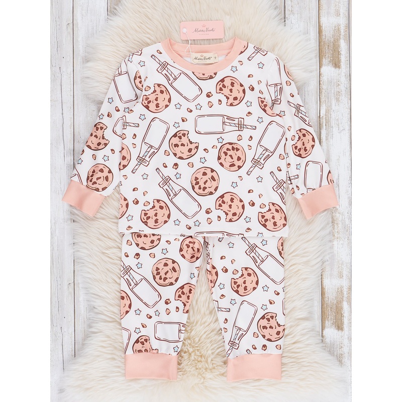 Peach Milk & Cookies Pajamas