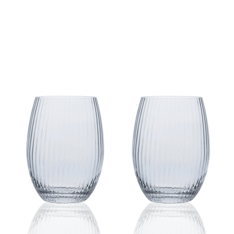 Quinn Clear Tumblers, Set of 2