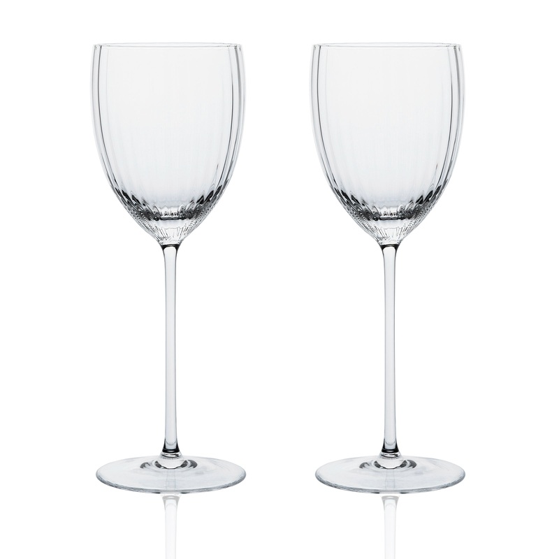 Quinn Clear White Wine Glasses, Set of 2