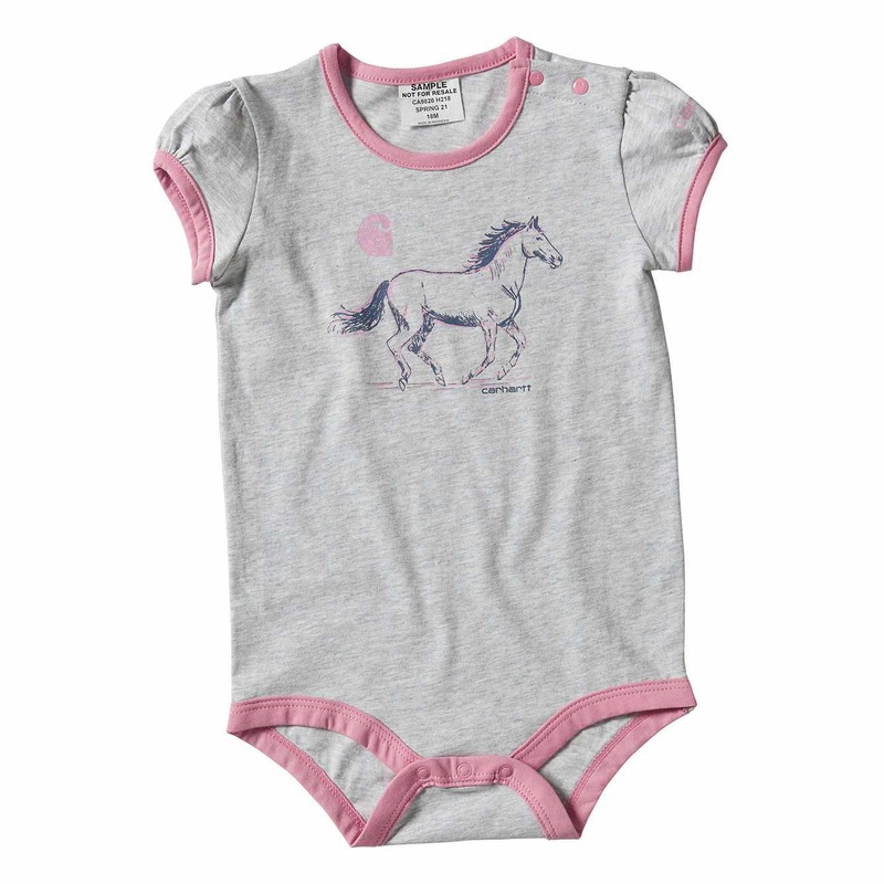 Baby Girls' Running Horse Bodyshirt CA9820