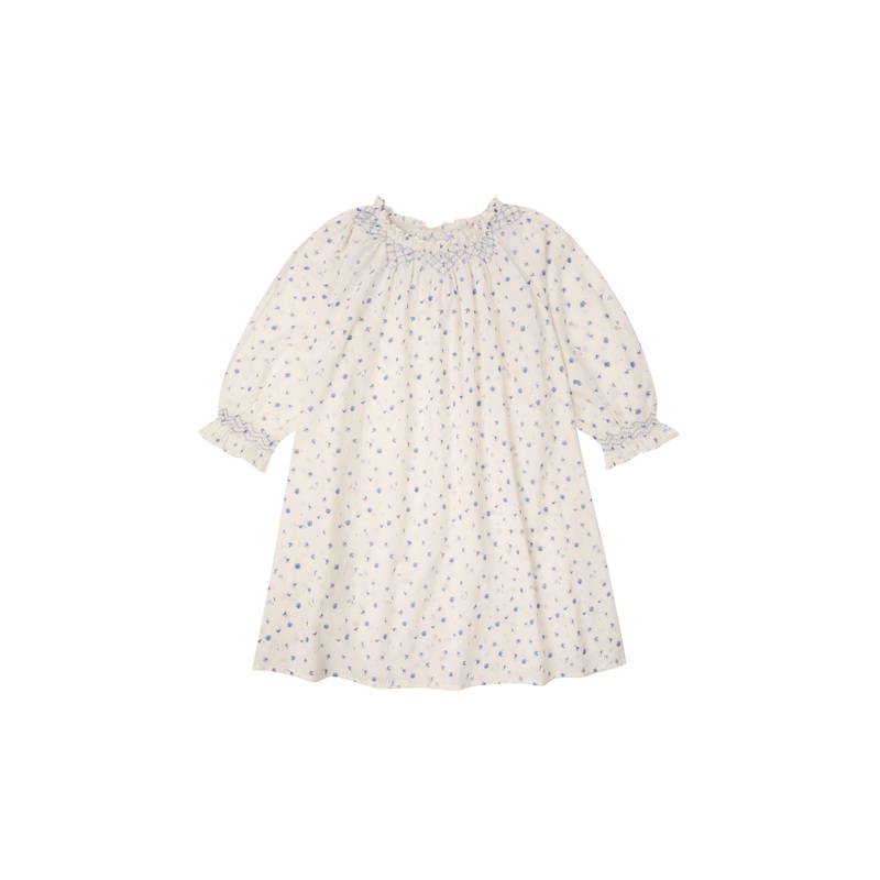 Children's Alexa Cornflower Cotton Nightdress