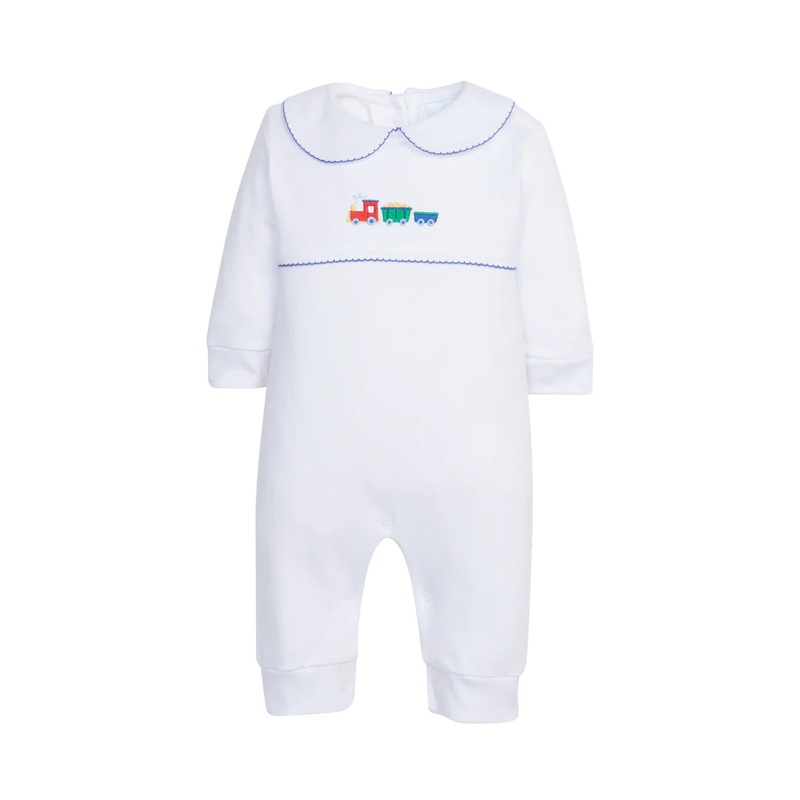 Embroidered Playsuit in Train