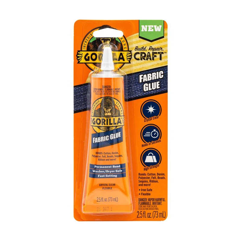 High Strength Fabric Clear Gorilla Glue 2.5 oz 8025501
