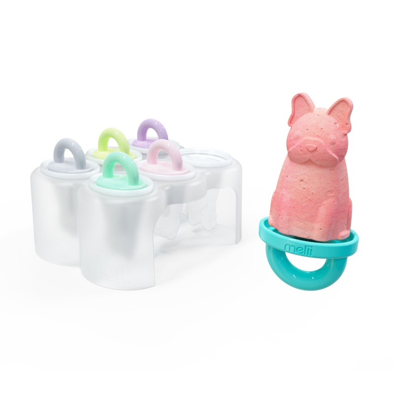 Melii Animal Ice Pops with Tray - 6 Piece