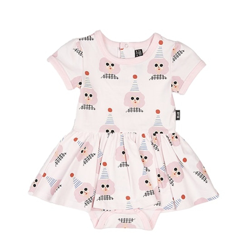 Rock your baby Party Girl Baby Waisted Dress in pink