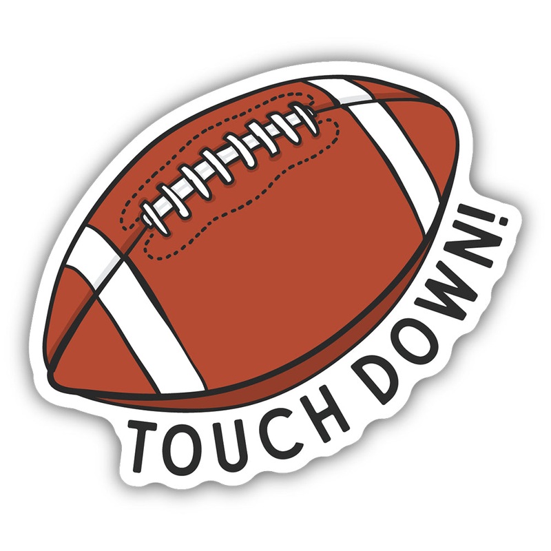 Touchdown Football Sticker 1617-LSTK