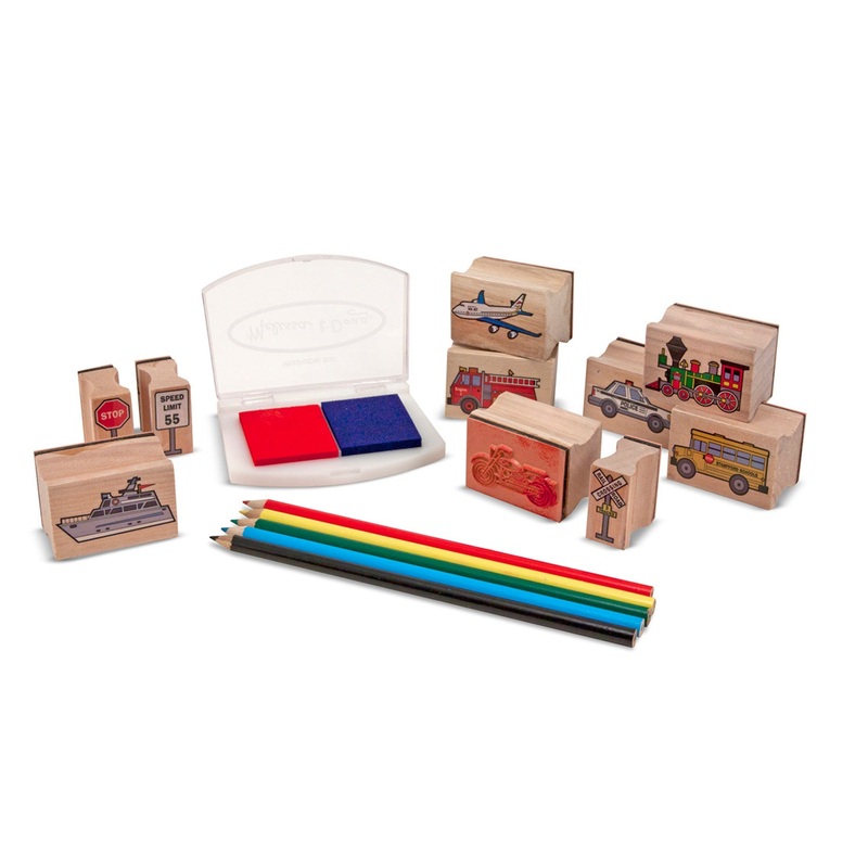 Wooden Stamp Set - Vehicles 2409