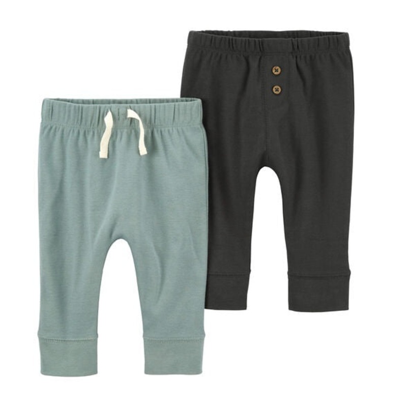 Baby Boys' 2-Pack Pull-On Cotton Pants 1R037210-999