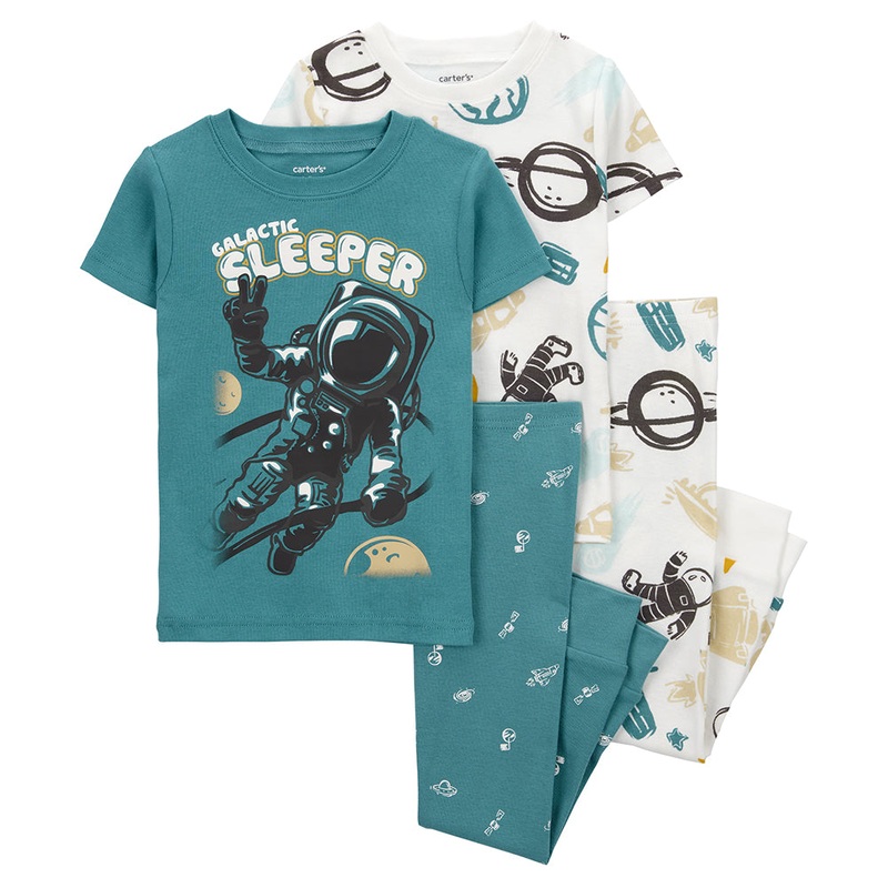 Baby Boys' 4-Piece Astronaut Pajamas 1Q510210
