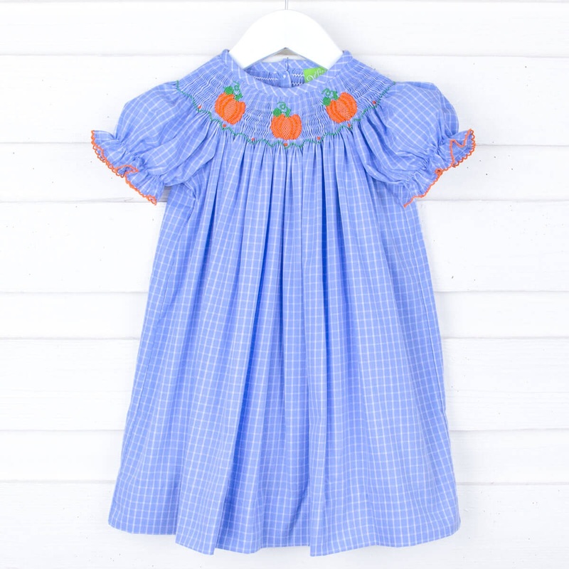 Harvest Festival Smocked Bishop Dress