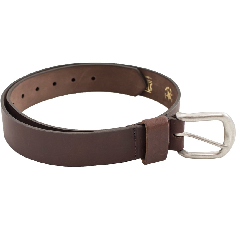 Men's Brown Leather Belt 18222 & 18223
