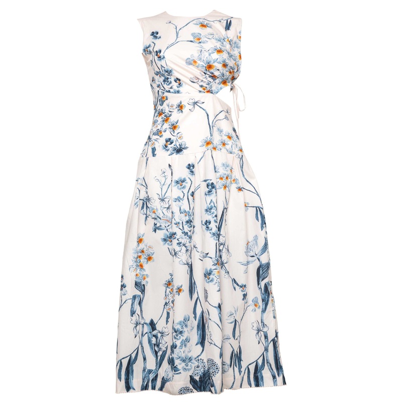 Otoo Midi Dress in Ptalo