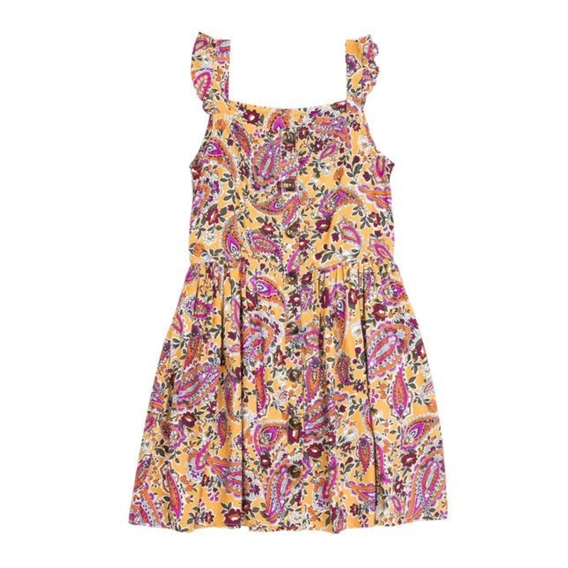 Eve Girl Wanderer Dress in multi colour print