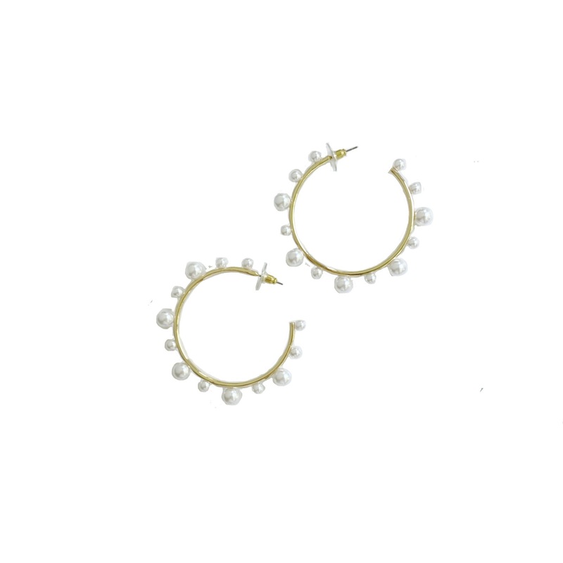 Pearl Hoops