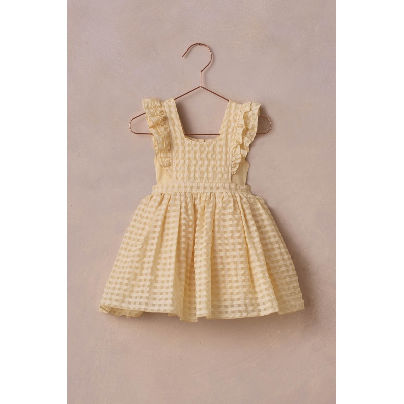 Provence Dress - Lemon Check