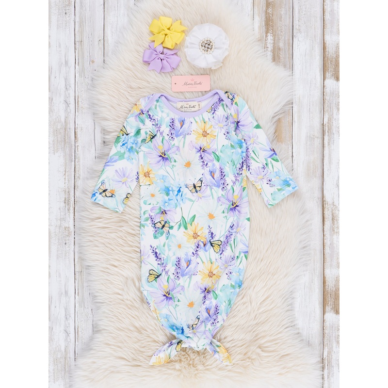 Lavender Daisy Garden Knot Gown