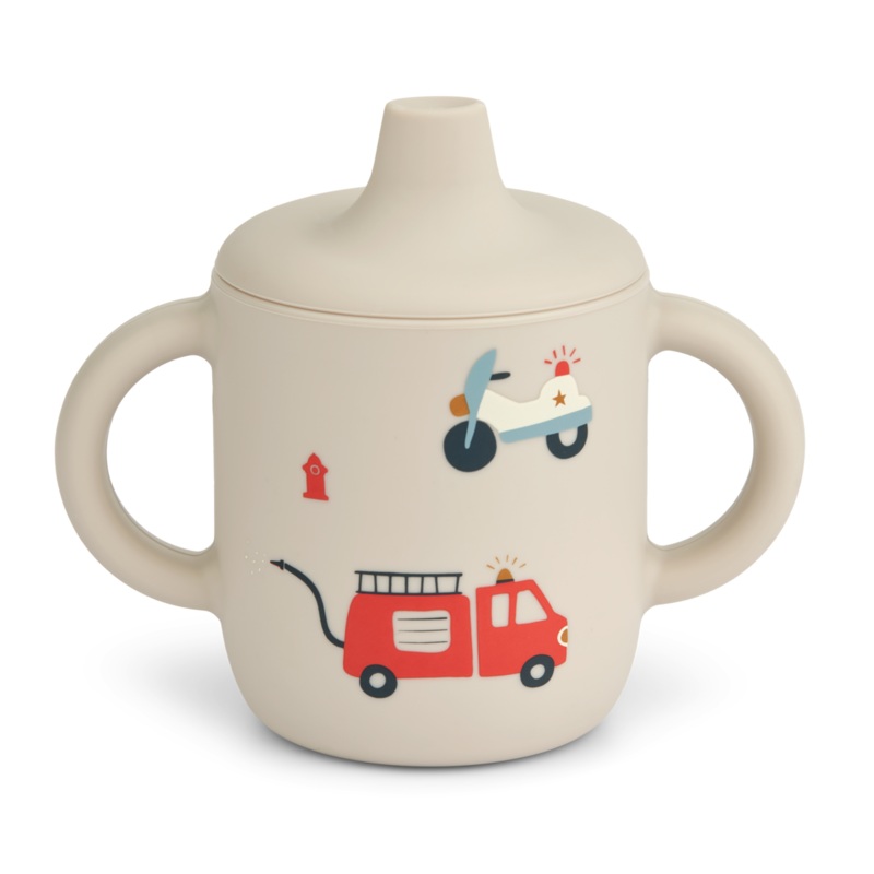 Liewood Neil Sippy Cup - Emergency Vehicle