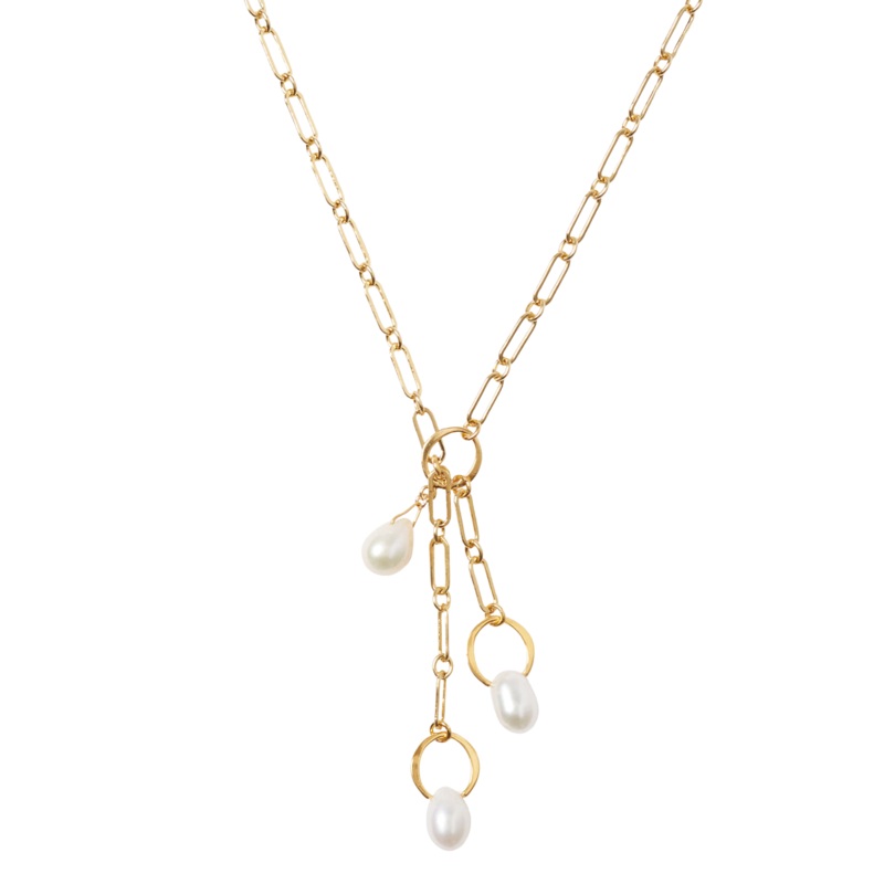Tamsyn Necklace White Pearl