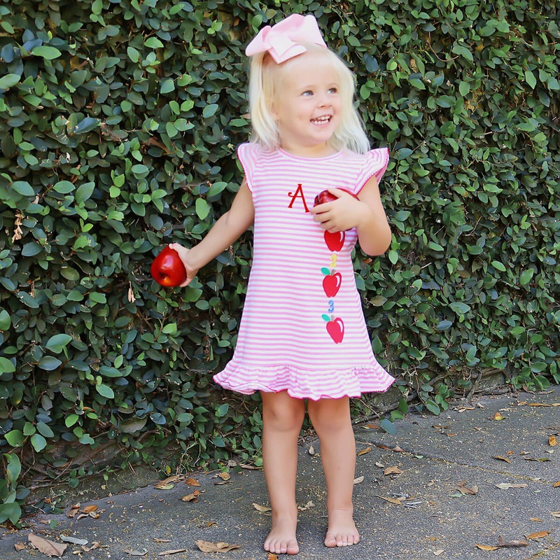 123 Apples Pink Stripe Milly Dress