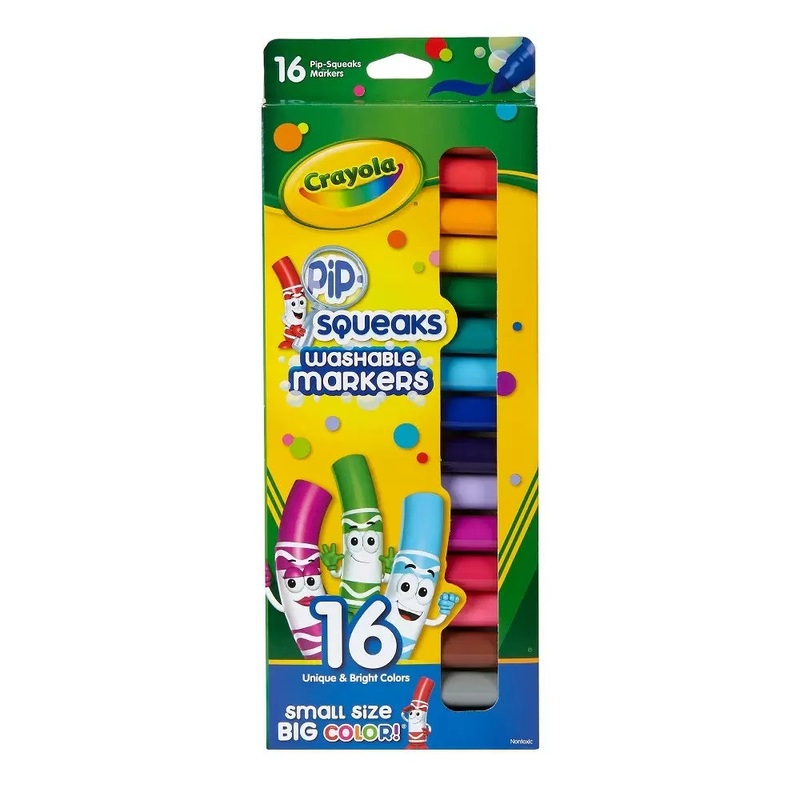 16-Count Washable Pip-Squeaks Markers 58-8703