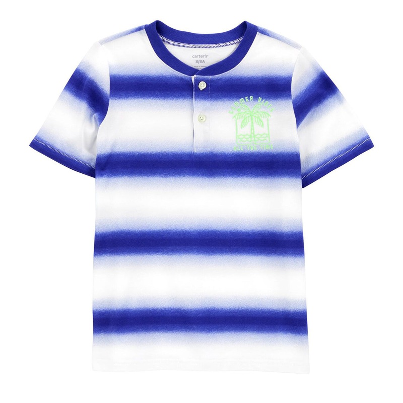 Boys' Striped Henley 3R026510
