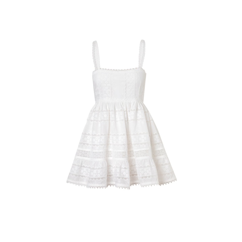 Canela Mini Dress in White