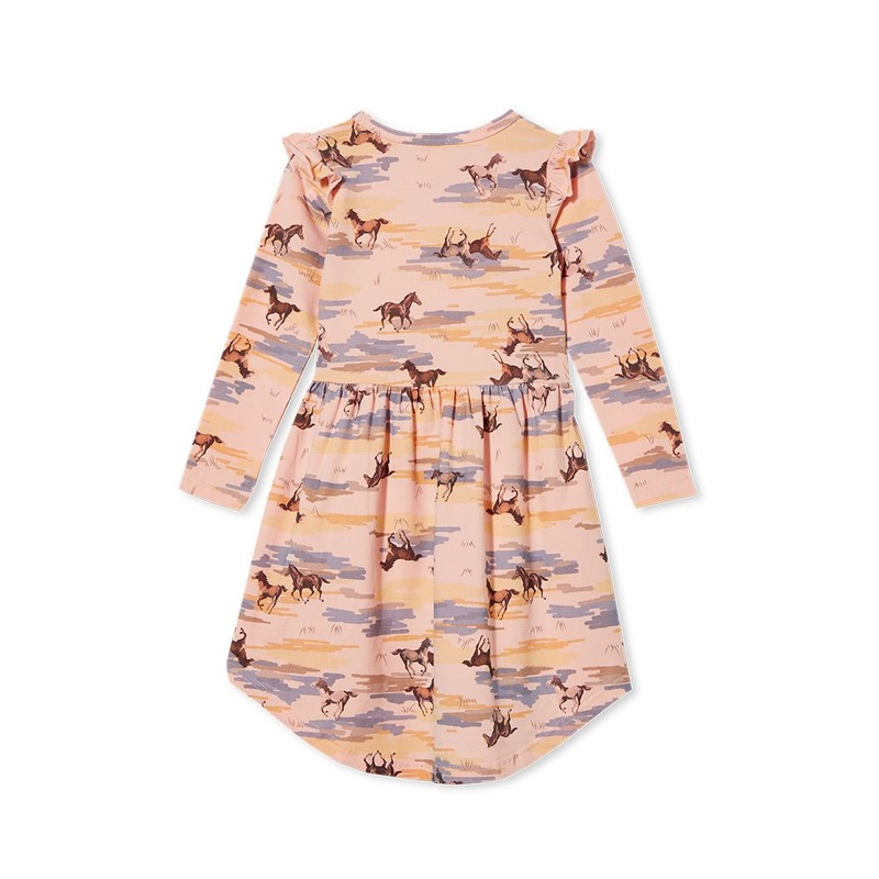 Milky Horses Dress Rose Blossom in pink