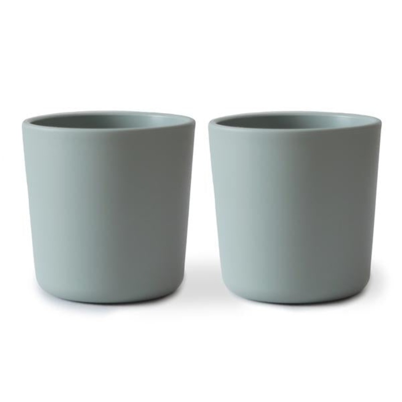 Mushie Dinnerware | Sage | Cup 2 Pack
