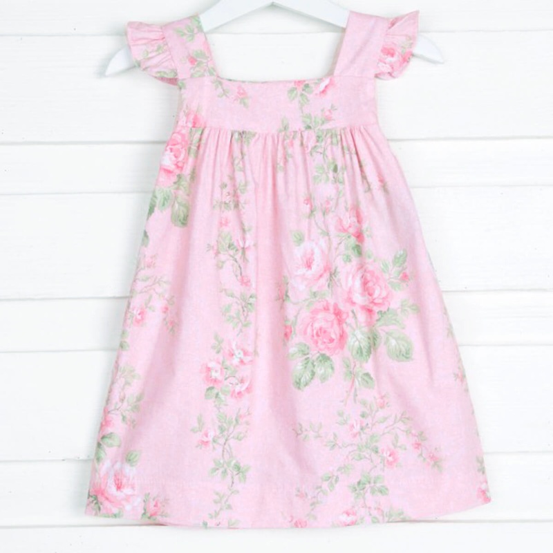 Pink Rosy Floral Amy Dress