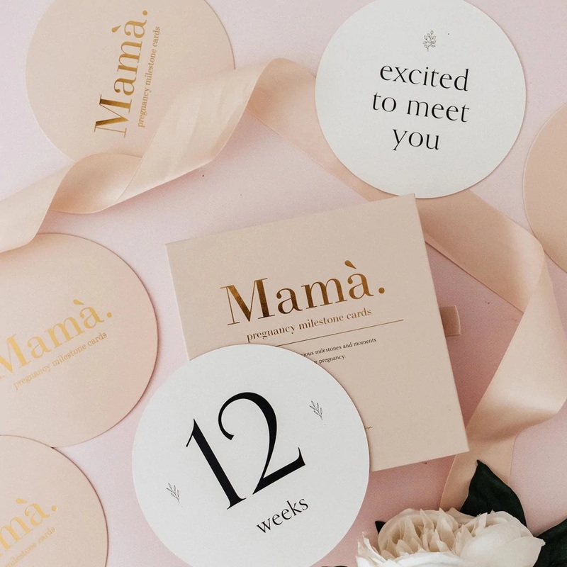Pregnancy Milestone Cards