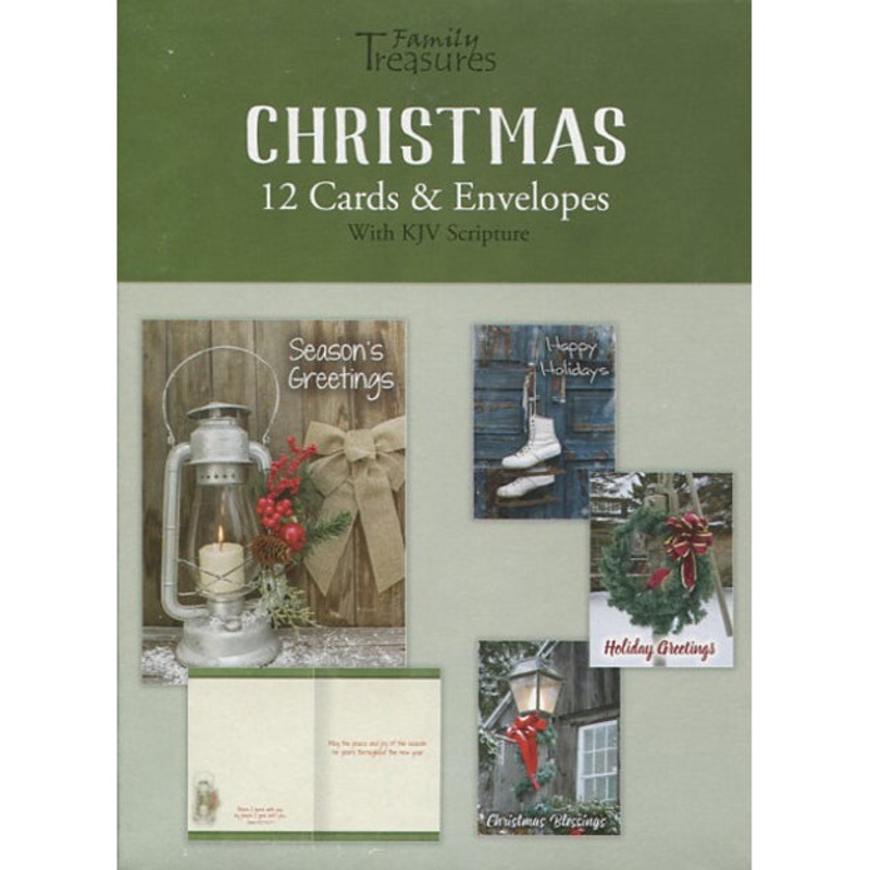 Rustic Christmas Boxed Cards FT22444