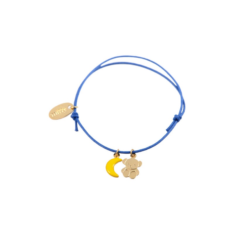tittlee x miffy teddy bear charms bracelet