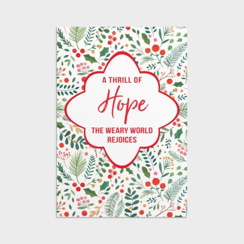 A Thrill of Hope Christmas Boxed Cards 18-count J6343