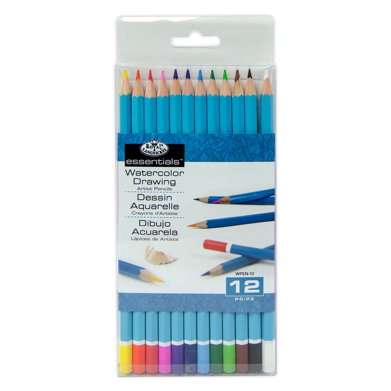 Essentials Watercolor Drawing Pencils WPEN-12