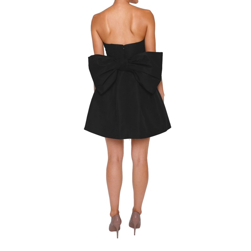 Paige Silk Faille Full Mini Dress