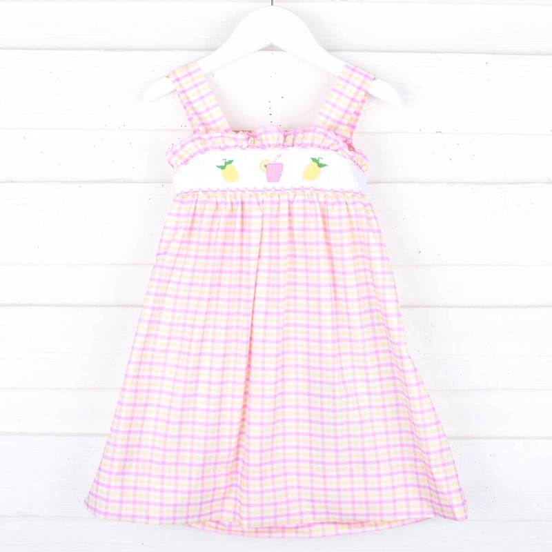 Pink Lemonade Smocked Cara Dress