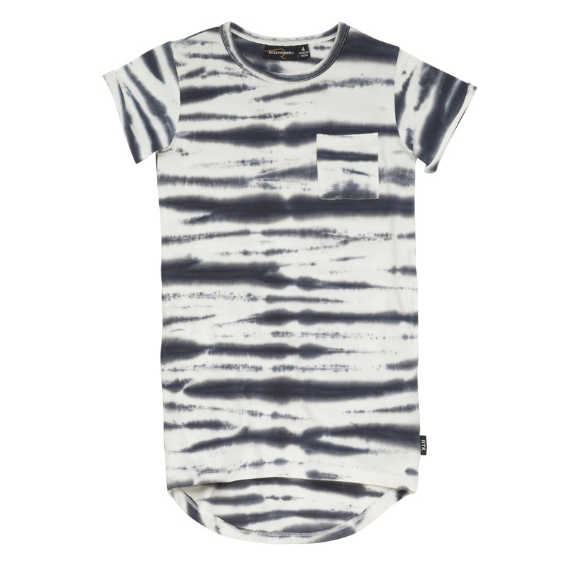 Rock your baby Fleetwood Short Sleeve Tee Dress in black