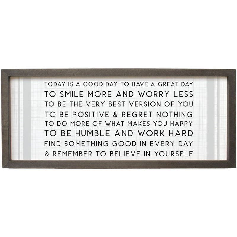 Today Is A Good Day Farmhouse Frame FF1244