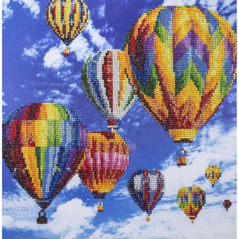 Advanced Diamond Art Kit Hot Air Balloons DMA50451