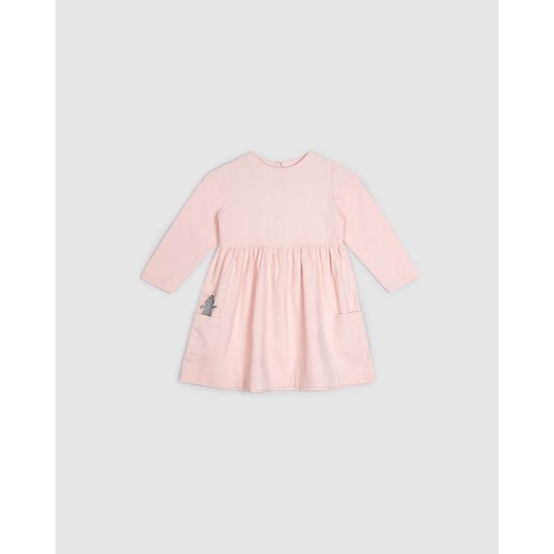 Alex & Ant Lucy Mouse Dress in Baby Pink Mouse