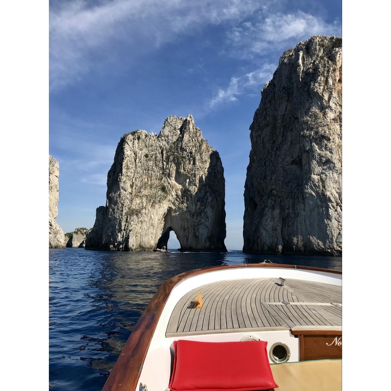 Boat Ride around Capri, Italy