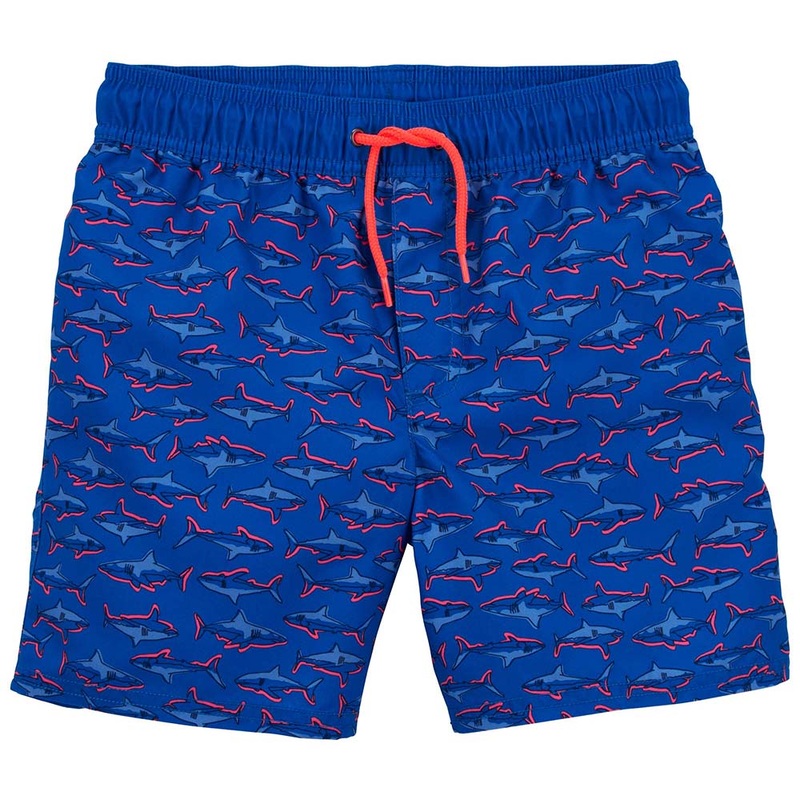 Boys' Shark Print Swim Trunks 3Q546810