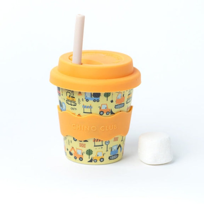 Chino Club | Baby Chino Cup 4oz + Straw | Diggers