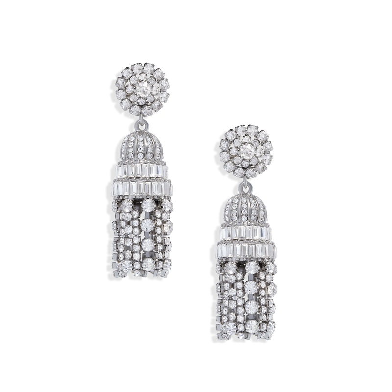 Dynasty Crystal Tassel Earrings