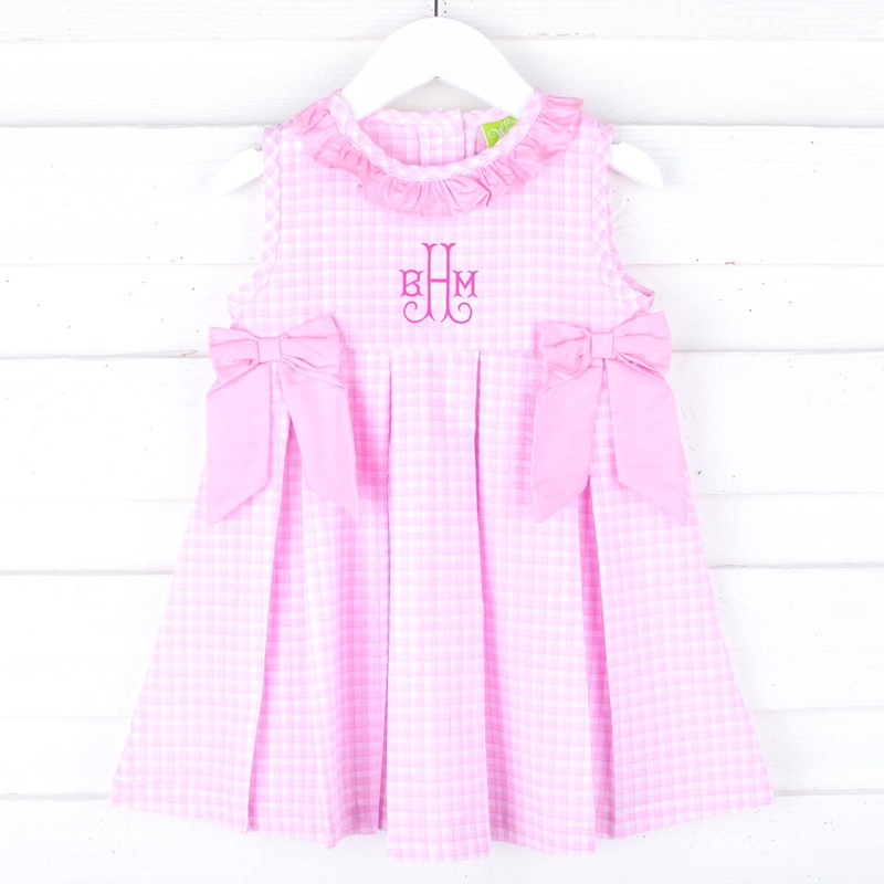 Hilton Head Plaid Pink Eloise Dress